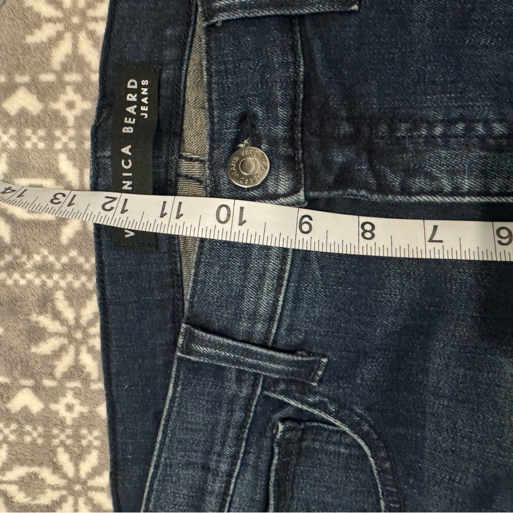 Veronica Beard Carolyn High Rise Baby Boot Jean Tuxedo Stripe Size 15 Casual - Picture 10 of 12